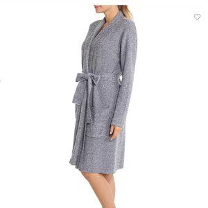 NWT Barefoot Dreams CozyChic Lite Ribbed Robe - size S/M, Pacific Blue
